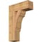 Ekena Millwork Olympic Block Smooth Bracket, Western Red Cedar, 5 1/2"W x 18"D x 26"H BKT06X18X26OLY05SWR - alternate 1